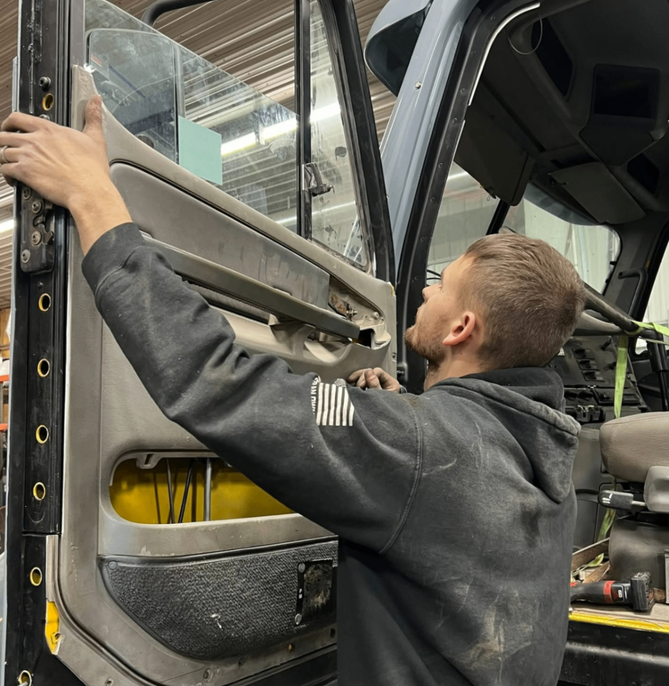 Cab Door Tear-Down